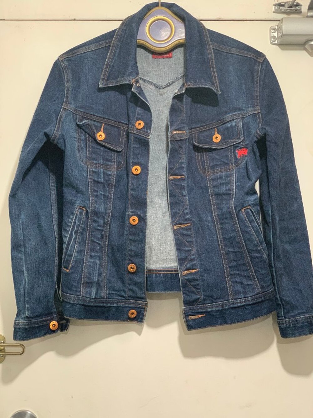 VINTAGE PARASUCO JEANS FITTED JACKETS SIZE XS